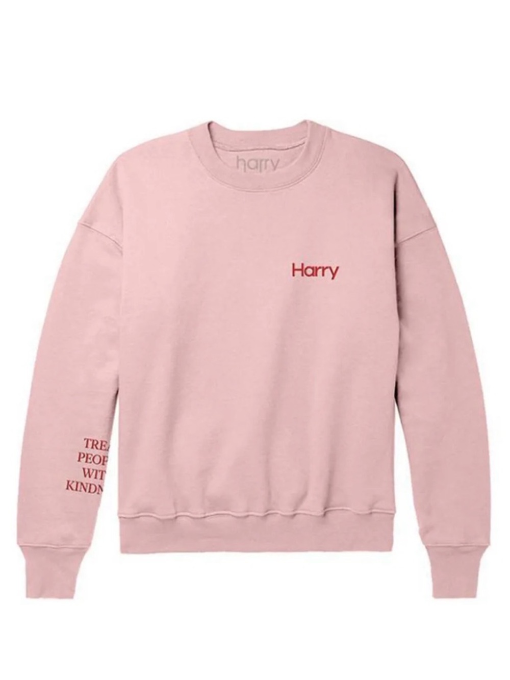 Harry Crewneck Sweatshirt in Blush Pink